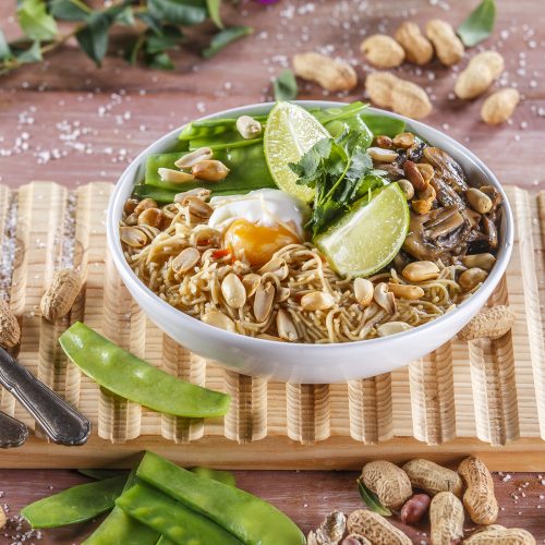 Ramen de amendoim CHMS