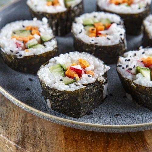 Sushi de vegetais