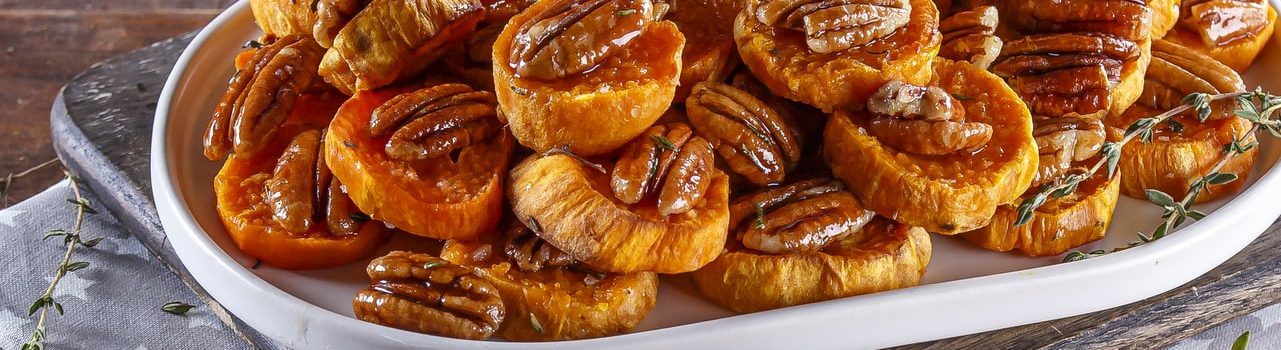 Batata-doce com noz pecan