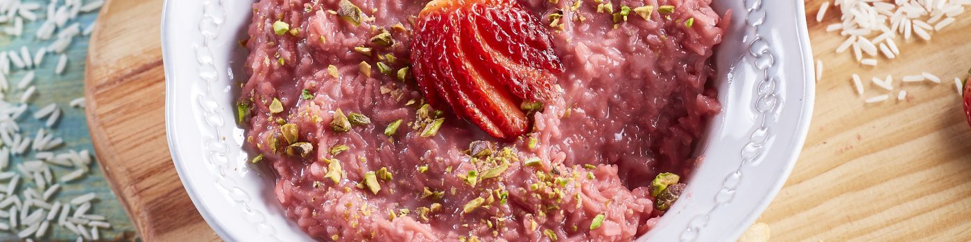 Arroz doce de morango @TeleCulinária