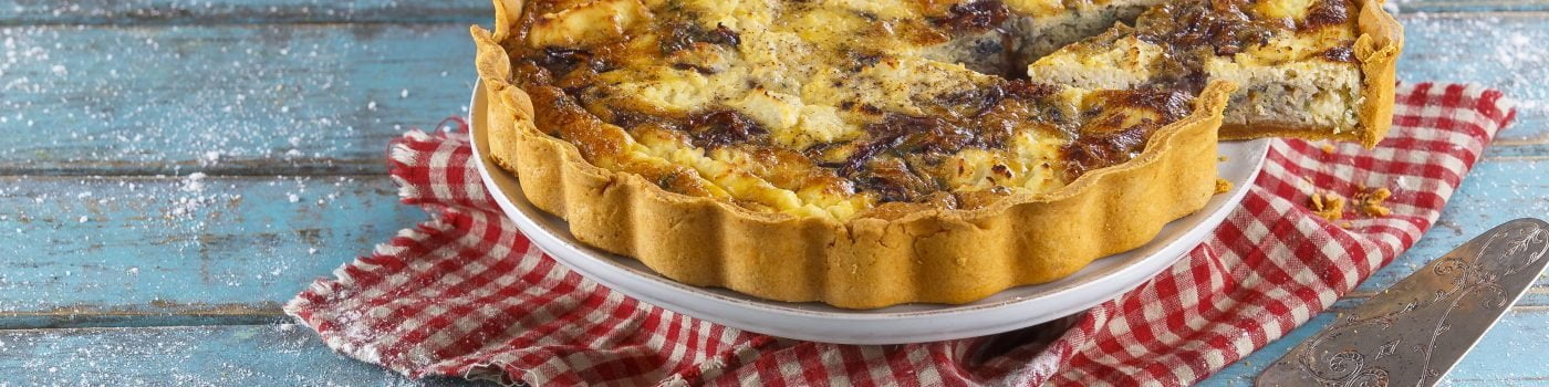 Tarte de cebola e requeijão @Teleculinária