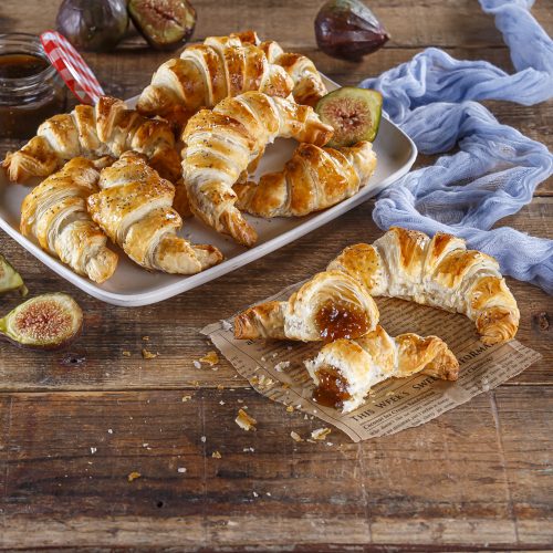 Croissant de compota de figos @TeleCulinária