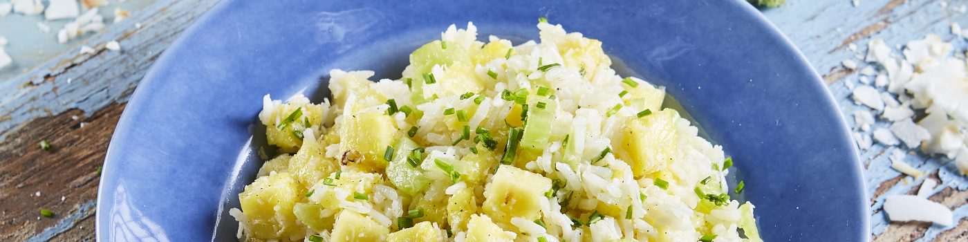 Arroz de ananás e coco @TeleCulinária