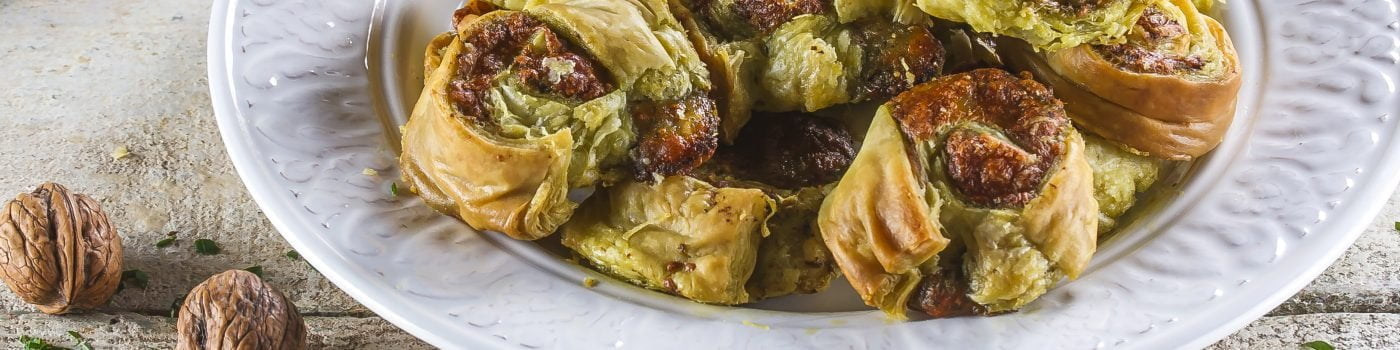 Caracóis com pesto @TeleCulinária