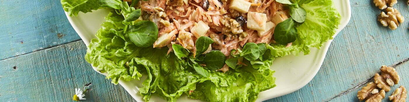 Salada fresca com cenoura @Teleculinária